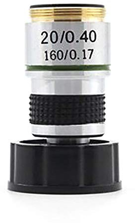 Flisdtry 185 Mikroskop Objektiv 20X ACHromatische Objektiv Biologische Mikroskop Teile AccESSories