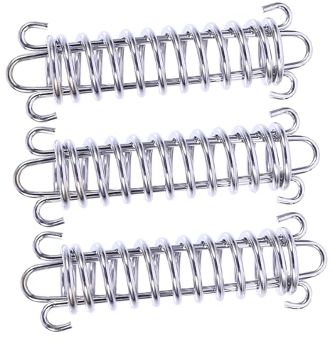 Toddmomy 3stücke Zeltfederschnallen Aus Stahl Zeltwindfedern Für Camping Reisen Picknick Strand Wandern Angeln Zelte Überdachungen Markisen