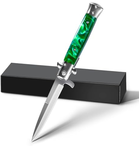 ZIMAIC Klappmesser Taschenmesser, Scharfer Einhandmesser, Outdoor Messer für Camping, Survival, Angeln, Geschenk für Männer