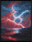 MTG (Izzet Blue/Red Storm) – 100 ct matte TCG Card Art Sleeves by Ai Armor