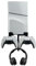 Chanvoo Supporto da parete compatibile con Playstation 5 Slim, in alluminio PS5 Slim Disc/console digitale, supporto da parete con controller e supporto per cuffie (nero)
