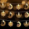 Eledreme ramadan lichterkette, 3m 20 led lichterkette innen batterie ramadan deko, eid mubarak dekoration ramadan laterne, lichterkette ramadan dekoration für Festival, Party Lichtervorhang