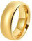 Ring Gold Damen Dünn, Freundschaftsringe Dünn Einfach Poliert 8mm aus Edelstahl Größe 57 (18.1)