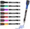 KTRIO Whiteboard Stifte Magnetische Trocken - Marker mit Schwamm, Magnetisch Haftend, Radierbarer Whiteboard-Marker für Büro und Schule (8 Farben, 8 Stück)