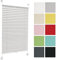 Plissee ohne Bohren 80 cm x 180 cm - Weiß - Plissee klemmfix, Rollos für Fenster ohne Bohren, Jalousien Fenster für innen, Raffrollo, Fenster plissee