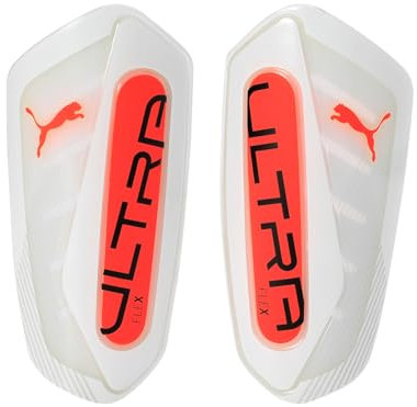 PUMA ULTRA Flex Sleeve, Unisex Schienbeinschoner, PUMA White-Glowing Red, L - 030987