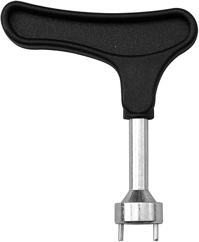 Enyolidimk Black Golf Shoe Spike Wrench Removal Tool, Plastic and Zinc Alloy, Spike Wrenches Accessories, Golf Spike Wrenches, Accessories 7.8x9.0cm/3.5x3.8in