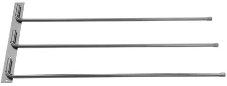 Fdit Pferde-Schabrackenhalter, 3 Stangen, Wandmontierter Pferdedeckenhalter, um 180 Grad Ausschwenkbarer Schabrackenhalter Zum Aufbewahren und Trocknen von Schabracken