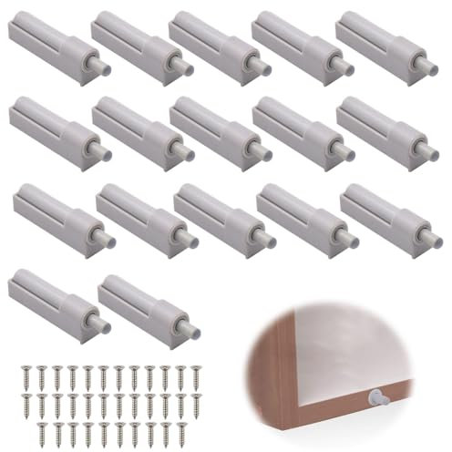 17 Stück Softclose Nachrüsten,Schranktür Dämpfer,Dämpfer Für Schranktüren,Softclose,Türdämpfer,Türdämpfer Mit Schrauben,Softclose Schublade,Für Küchenschrank Türdämpfer Zum Softclose Nachrüsten