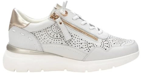 Carmela - Zapatillas Casual Cuero para: Mujer Color: Blanca Talla: 36