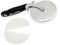 Microplane Roue à Pizza Professionnelle XXL avec Doubelle‐Lame en Inox | Manche anti‑glisse & protection doigts | Rotella Tagliapizza Professionnelle | Pour pizza, tarte, quiche | Va‑au‑lave‑vaisselle