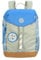 LÄSSIG Kinder Wanderrucksack Kinderrucksack mit Brustgurt gepolsterte Schultergurte wasserabweisend, 14 Liter/Big Outdoor Backpack Sunny Explorer green/blue