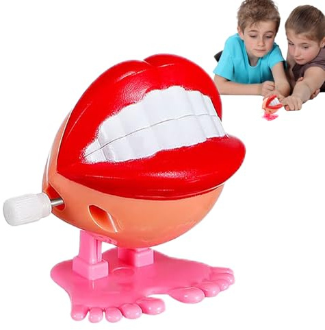 Chombping Zahnspielzeug - 40g Spinner Zahn Spinner Spielzeug Lustiger Scherzartikel | Retro Classic Knickknack mit lustigen Füßen, Neuheit für Dentis