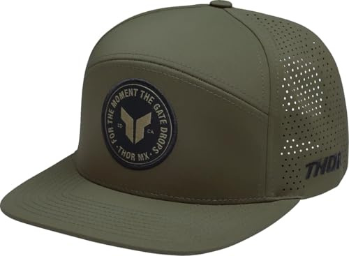Thor MX Cross Badge Cap Kappe Hat olivegrün