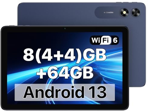 UMIDIGI Tablet Android 13, Tablet 10.1 Pulgadas 2024 Newest, G2 Tab, Táctil, Pantalla Táctil, WiFi 6/BT5.0, 8GB