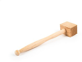 Fox Run 4114 Wooden Meat Tenderizer, Wood, Brown