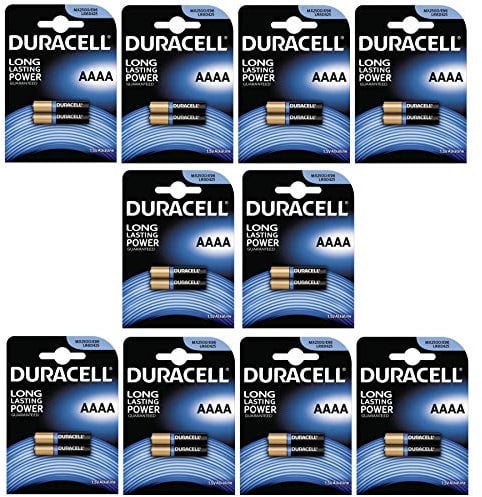 Duracell Ultra MN2500 Alkaline AAAA Batteries - 10 x 2-Pack (20 Batteries)