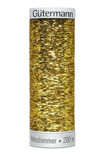 Gutermann Sulky Holoshimmer Embroidery Thread 200m 6007 Gold - Each