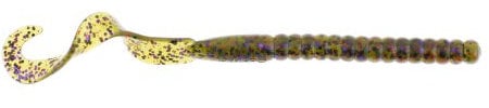 Berkley PowerBait® Power Wurm-Angelköder, Wassermelonen-violett-rote Flecke, 25 cm, unwiderstehlicher Geschmack, klassisches Wurmprofil, ideal für Frühlings-, Sommer- und Herbstangeln