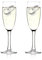 2 Sektgläser mit Gravur von Namen und Datum Prosecco-Gläser, Champagner-Kelche - Geschenk-Set zur Hochzeit - Hochzeitstag für Brautpaar DIY