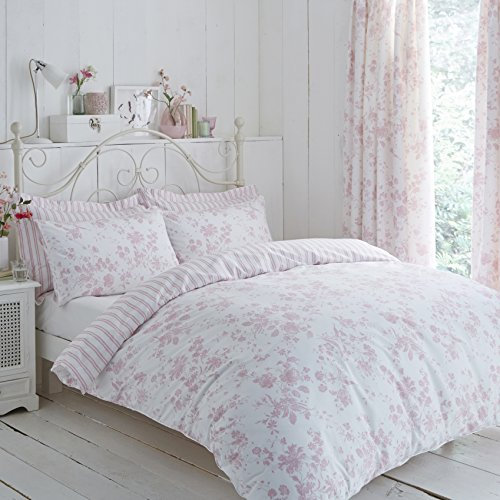 Charlotte Thomas Amelie Pink Floral Bedding Set Duvet Cover & Pillowcases Single King Super King Super King