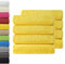 NatureMark 8er Spar-Pack Frottier Handtücher, Handtuch-Set, 50 x 100 cm, Gelb, 100% Baumwolle