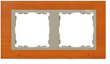 Simon 82927-67 placa de pared y cubierta de interruptor Madera