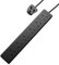 rhinocables 6 Way Extension Lead with Plugs and Cord, 13 Amp 6 Gang Extension Lead with Six Sockets for 3-Pin UK Plugs (0.5m, Black)