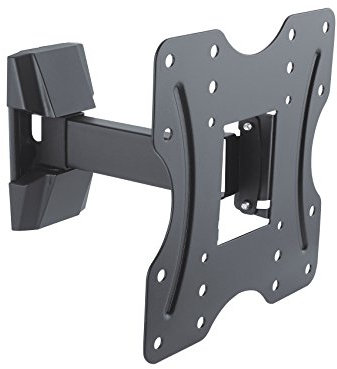 PureMounts FM10-200 Soporte de pared para TV con 58-107cm (23-42), VESA: 200x200, inclinable: 3°/-10°, orientable +/-90°, Distancia de la pared: 56-205mm, carga max: 30kg, negro