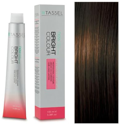 Tinte Permanente Tassel Bright Colour con Argán y Keratina - Nº6.7 RUBIO OSCURO MARRON - 100 ml