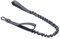 EXCELLENT ELITE SPANKER Tactical Bungee Dog Leash Elastic Leads Rope with 2 Padded Control Handle for Small and Medium Dogs(GRY）
