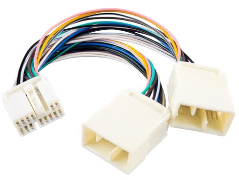 RED WOLF Car CD Changer Interface Player Adapter Head Unit Stereo Y-Splitter Cable Plug Navigation Y- Wiring Harness Replacement for Honda Accord Civic Acura