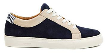 Hackett London Hunt Multi Colour Navy Lace Up Mens Cupsole Shoes HMS20809 5DD