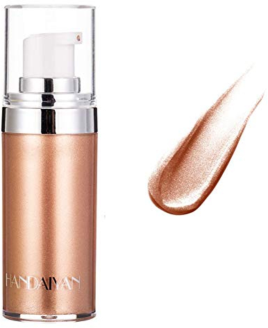 Allouli Body Highlighter Bronzer Liquid Lotion Glow Makeup Brightening Shimmer Luminizer Waterproof