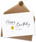 Joli Coon Geburtstagskarte - Happy Birthday to You - Karte A6 mit Naturkuvert und Wachssiegel