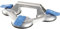 Bohle Veribor - Sollevatore a ventosa con 3 ventose, portata 100 kg