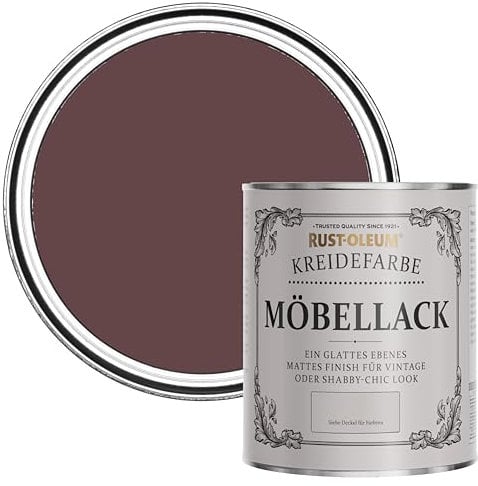 Rust-Oleum Dark Purple Upcycled Furniture Paint in Chalky Finish - Mulberry Street 750ml