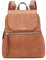 Calvin Klein Damen Reyna Novelty Key Item Flap Backpack Rucksack, Caramel Mix, Einheitsgröße