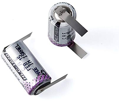 2 Stück HLC-1020 3.6V Kapazitive Lithium Batterie Tadiran