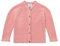 Stellou & friends Cardigan per bambini in cotone, con bottoni effetto legno e maniche raglan oblique, Colore: rosa., 74/80 cm