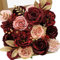 Serwalin Künstliche Blumen, Burgunderrot, Rosa, künstliche Blumen für Brautsträuße, Hochzeitsdekorationen, Kuchenblumen für Zuhause, Party, Tischdekoration, drinnen und draußen, Valentinstagsgeschenk