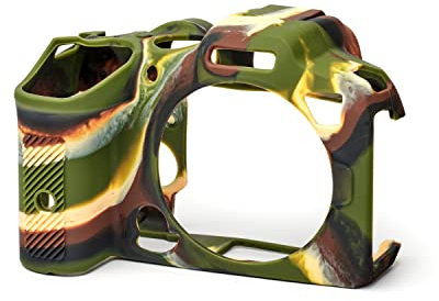 easyCover - Silikon Kameratasche - Schutz für Ihre Kamera - Canon R7 - Camouflage