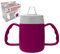 Two Handled 140ml Adult Drinking Cup, Internal Cone, and Spouted Lid. Perfect for A Spill-Proof Sipping Experience Adult Drinking Mug/Drinking Cup/Sippy Cup Get Your Drinking Aid Now! (BlackBerry)