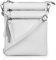 befen Echtleder Umhängetasche Damen Klein Handtasche Leder Crossbody Bag mit 4 Fächern, Handytasche zum Unhängen Damen mit verstellbarem Schultergurt, Weiß