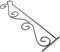 ABOOFAN 1 Stück Wand Garten Fahnenmast Boom Pole Halter Metall Kleiderbügel Metall Klammern Garten Fahnenständer Metall Outdoor Fahnenhalter Briefkasten Flag Wandhalterung Banner Pole