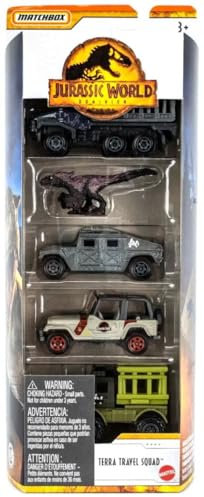 Matchbox Jurassic World 5er-Pack Dominion (Terra Travel Squad)