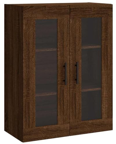 vidaXL Wandschrank Braun Eichen-Optik 69,5x34x90 cm