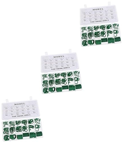SOLUSTRE 675 Stk Siegelring Gummi-o-ring-sortiment-kits Ösenring Aus Gummitülle Dichtungsringsatz Für Wasserhahn O-ring-kit Aus Nitrilkautschuk Klimakompressor-kit Silikondichtung Wagen