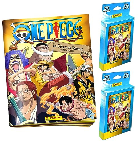 Panini One Piece Sticker - Summit War - Entscheidungsschlacht (2023) - 1 Album + 2 Blister Sammelsticker