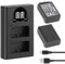 Joiry 2X EN-EL25 Batterie de Rechange Compatible avec Nikon Z50, Z 50, Z FC, Smart LCD Display Dual USB Chargeur pour Nikon ENEL25/EN-EL25a/4241 Batterie Appareil Photo